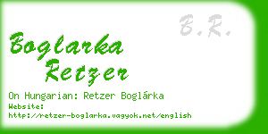 boglarka retzer business card